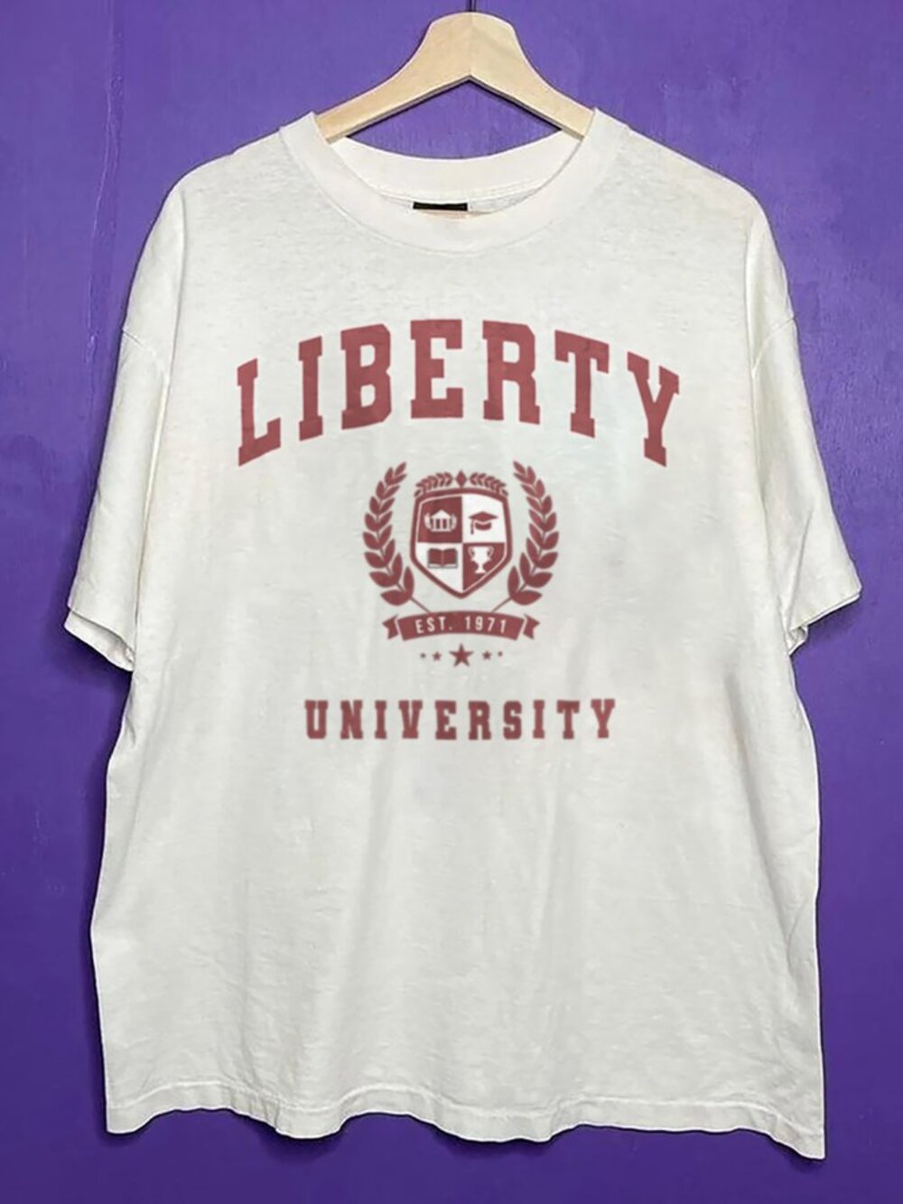Vintage Liberty University Shirt Alumni Crewneck Shirt, Clothing College Merch